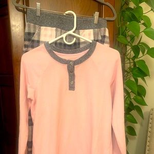Fleece pajama set. Like New w/o tags